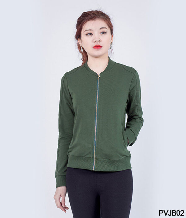 Áo bomber nữ Palvin PVJB02 (áo khoác nỉ mỏng)