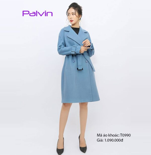 Áo dạ nữ cao cấp phong cách Hàn Quốc Palvin T0990