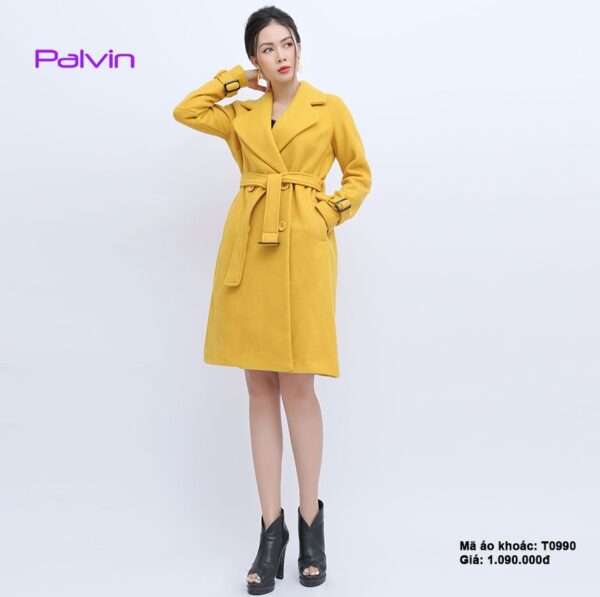 Áo dạ nữ cao cấp phong cách Hàn Quốc Palvin T0990 - Ảnh 8