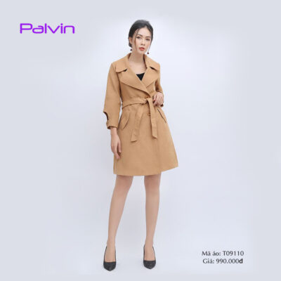 Áo dạ nữ chất đẹp Palvin T09110 (dạ nhung mịn)
