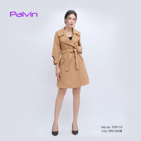 Áo dạ nữ chất đẹp Palvin T09110 (dạ nhung mịn)