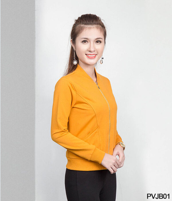 Áo khoác bomber nữ Palvin PVJB01 (áo khoác nỉ đẹp)