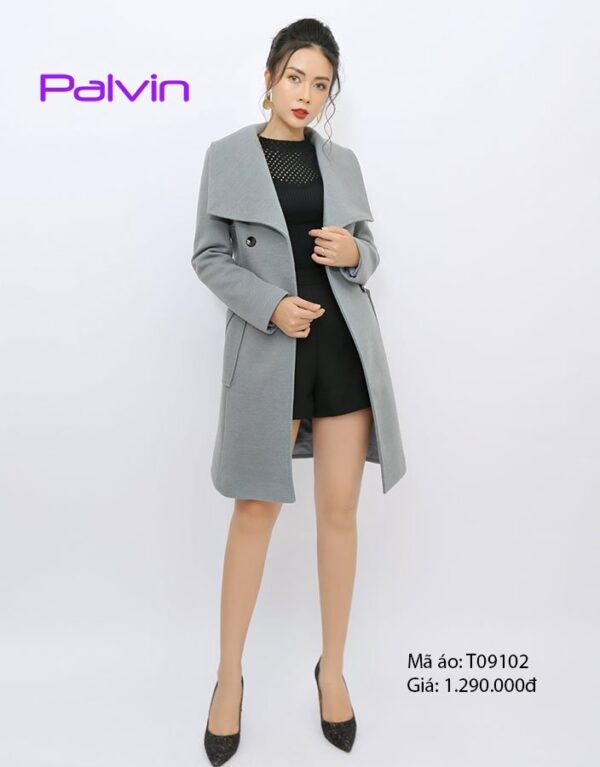 Áo khoác dạ nữ sang chảnh Palvin T09102 - Ảnh 2