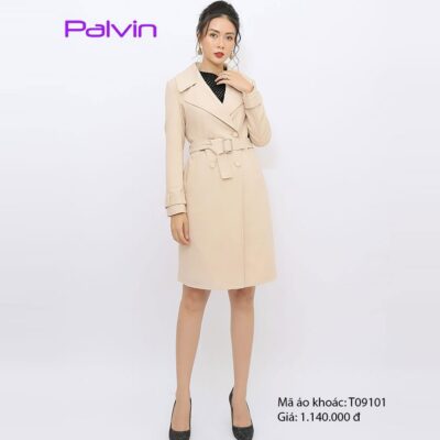 Áo khoác kaki nữ dáng dài Palvin T09101