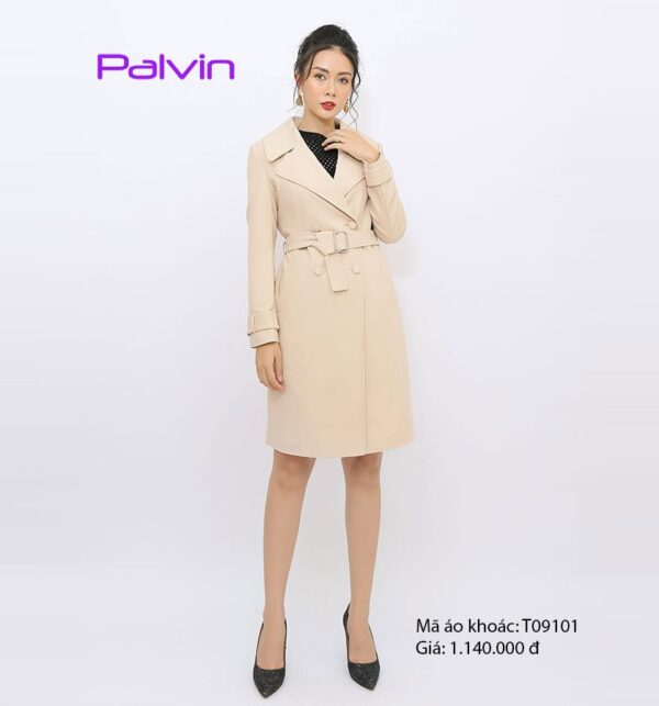 Áo khoác kaki nữ dáng dài Palvin T09101