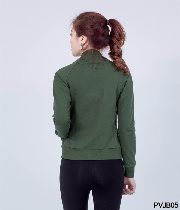 Áo khoác nỉ nữ kiểu dáng bomber Palvin PVJB05 - Ảnh 3