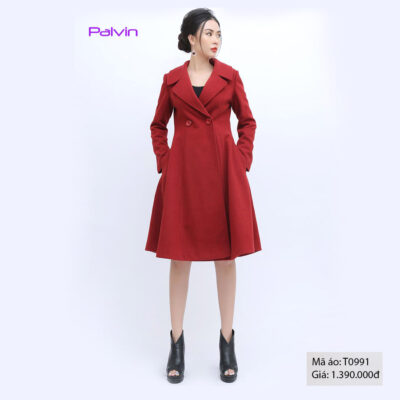 Áo khoác nữ dài sang trọng Palvin T0991