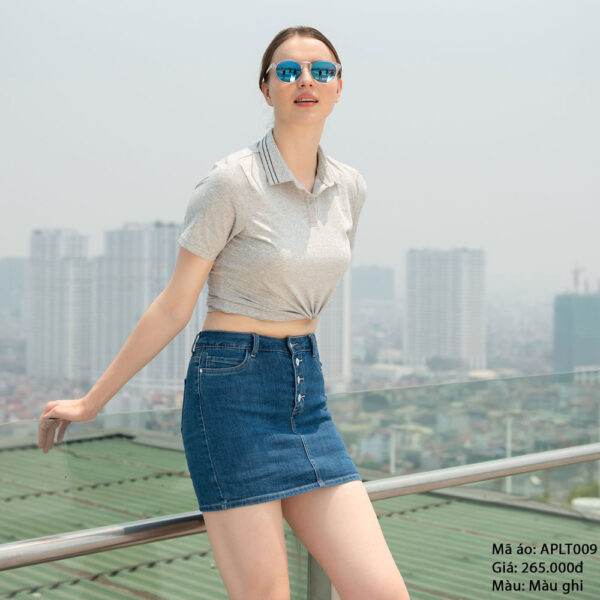 Áo thun polo nữ Palvin APLT009 - Ảnh 2