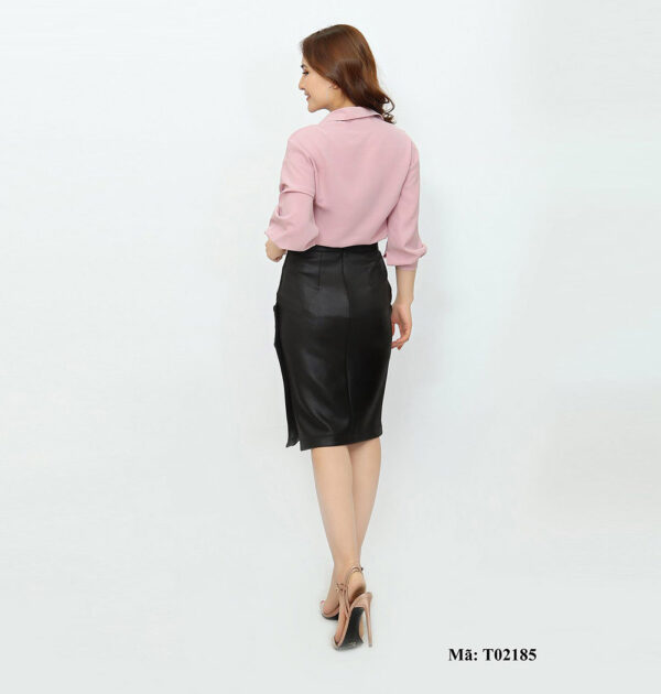 Chân váy da Palvin T02185 - Ảnh 4