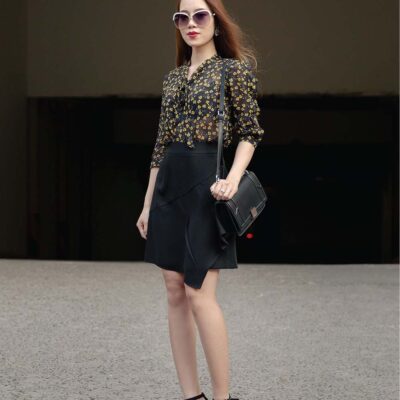 Chân váy thời trang Palvin PTJO07 (chân váy chữ A)