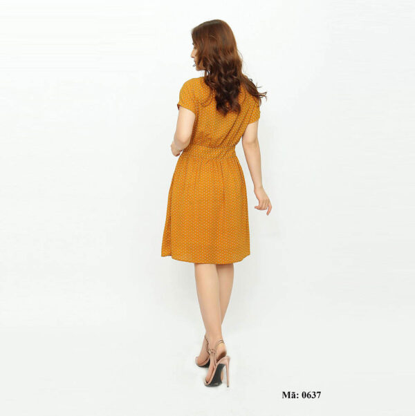 Đầm chấm bi đẹp dáng xòe Palvin 0637 - Ảnh 5