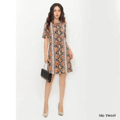 Đầm suông sang chảnh Palvin T06165 giá sỉ ưu đãi