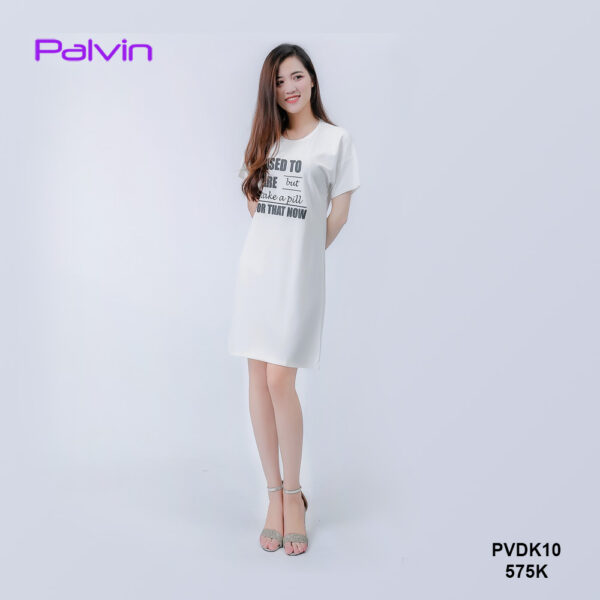 Đầm thun cao cấp suông nhẹ Palvin PVDK10 - Ảnh 4