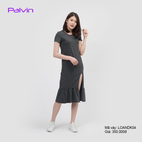Đầm thun đuôi cá dáng dài Palvin LOANDK04