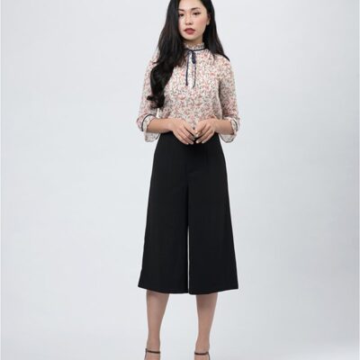 Quần âu nữ ống rộng ngắn Palvin PTQD09