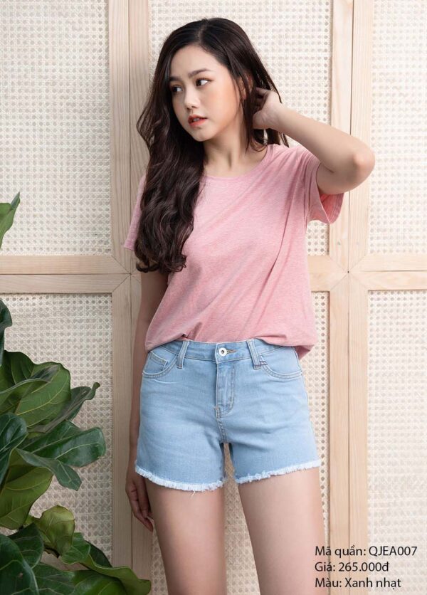 Short jean nữ thời trang cao cấp Palvin QJEA007 - Ảnh 2