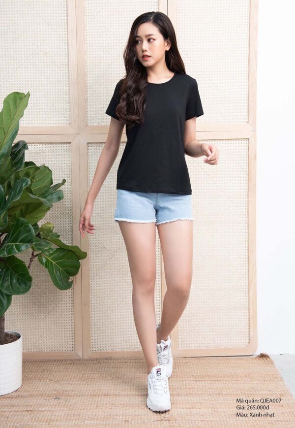 Short jean nữ thời trang cao cấp Palvin QJEA007 - Ảnh 3