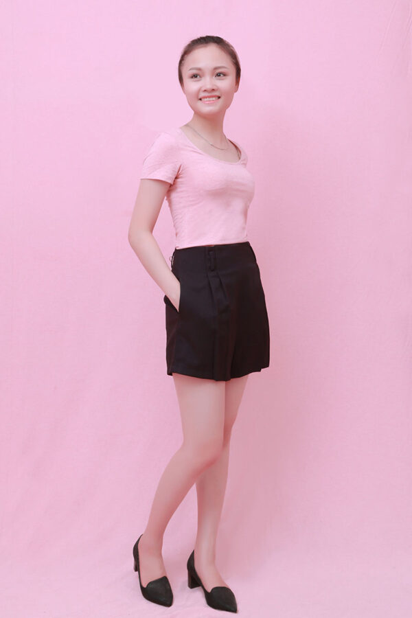 Quần sooc nữ dáng rộng Palvin APQS02 - Ảnh 2