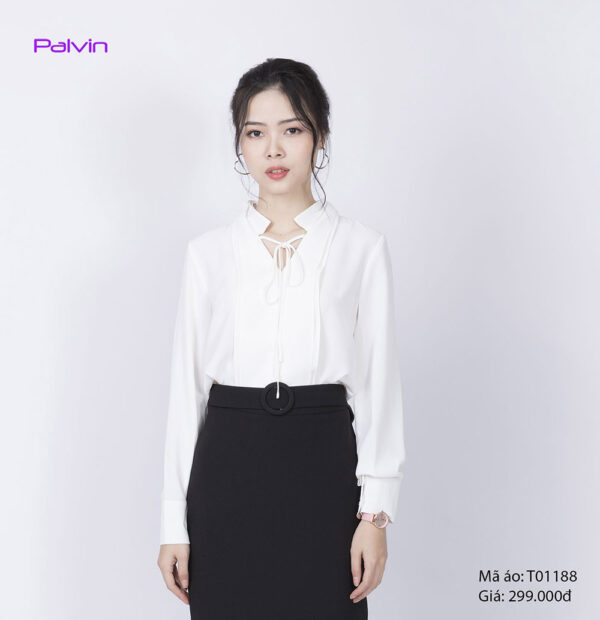 Sơ mi công sở chất đẹp Palvin T01188 (cổ điệu)