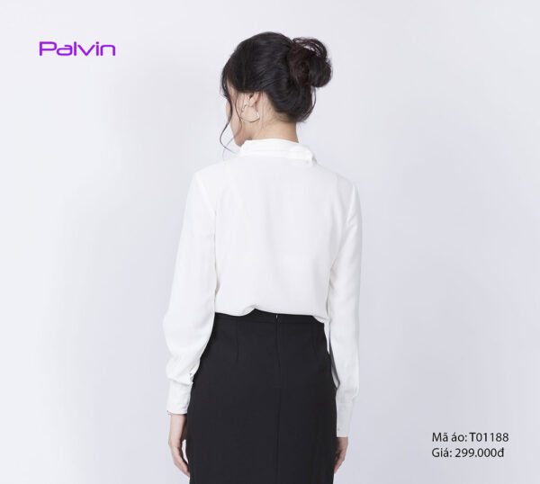 Sơ mi công sở chất đẹp Palvin T01188 (cổ điệu) - Ảnh 5