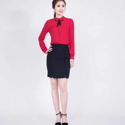 Sơ mi nữ công sở tay dài Palvin PTAS09