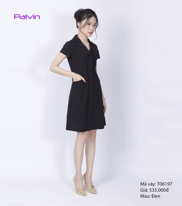 Váy chữ A công sở Palvin H06197 - Ảnh 4
