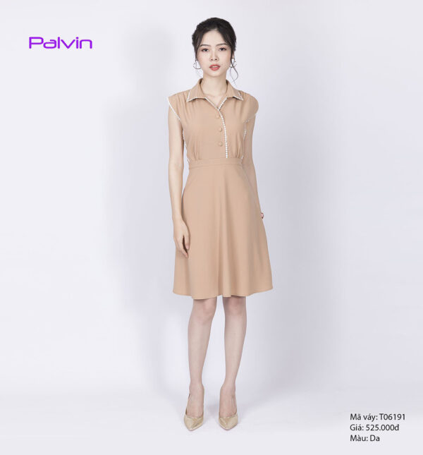 Váy công sở Palvin T06191 (váy dáng xòe)