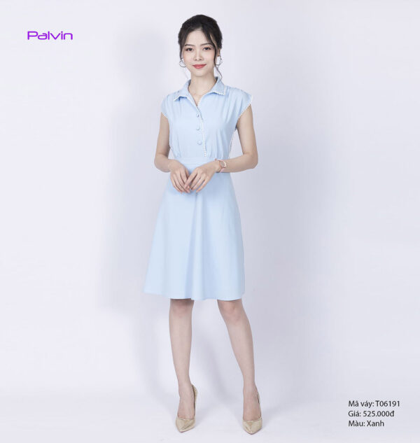 Váy công sở Palvin T06191 (váy dáng xòe) - Ảnh 2