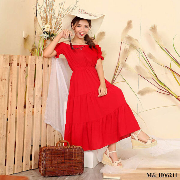 Váy đầm maxi Palvin Việt Nam H06211V - Ảnh 3