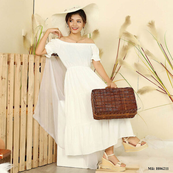 Váy đầm maxi Palvin Việt Nam H06211V - Ảnh 4
