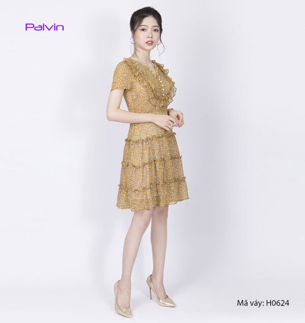 Váy hoa cao cấp  4 tầng Palvin H0624 - Ảnh 3
