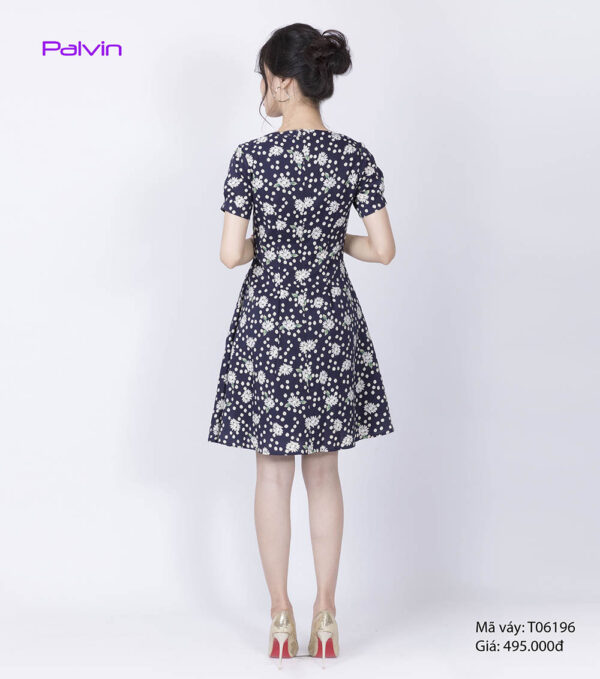 Váy hoa thời trang Palvin T06196 (váy hoa xòe) - Ảnh 5