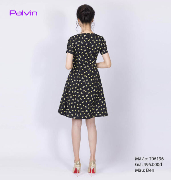 Váy hoa thời trang Palvin T06196 (váy hoa xòe) - Ảnh 4