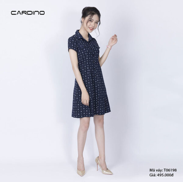 Váy họa tiết caro dáng xòe Palvin T06198 - Ảnh 2