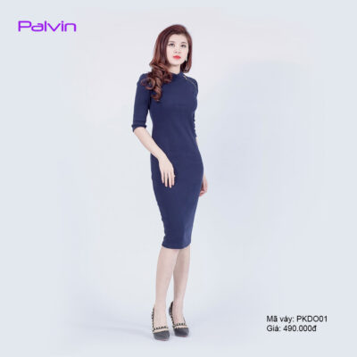 Váy len ôm dài tay lửng Palvin PKDO01