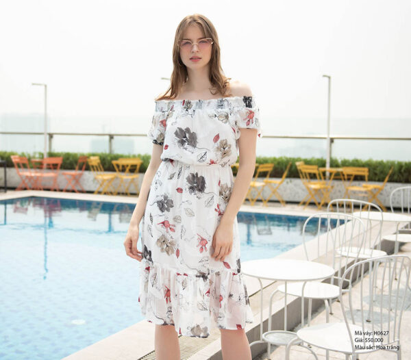 Váy maxi cao cấp Palvin H0627