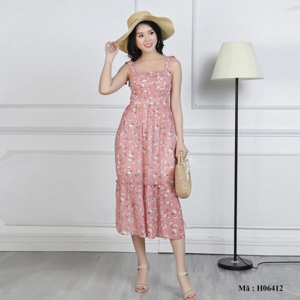 Váy maxi hai dây Palvin Việt Nam H06412