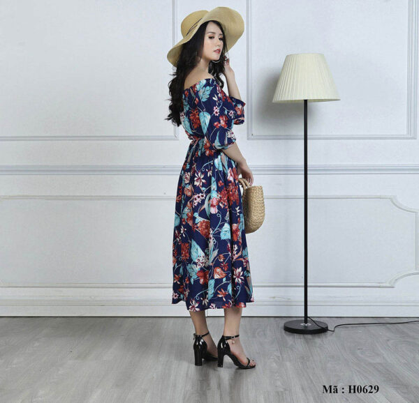 Váy maxi họa tiết Palvin Việt Nam H0629 - Ảnh 2