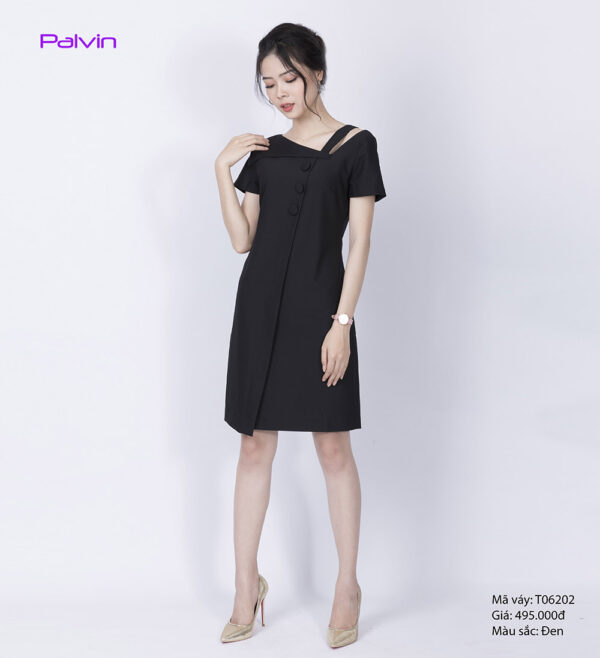 Váy nữ cách điệu vai trẻ trung Palvin T06202 - Ảnh 2
