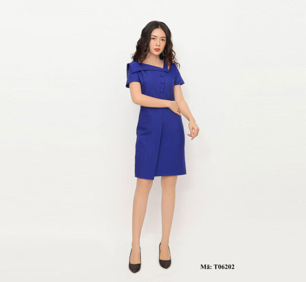 Váy nữ cách điệu vai trẻ trung Palvin T06202 - Ảnh 4