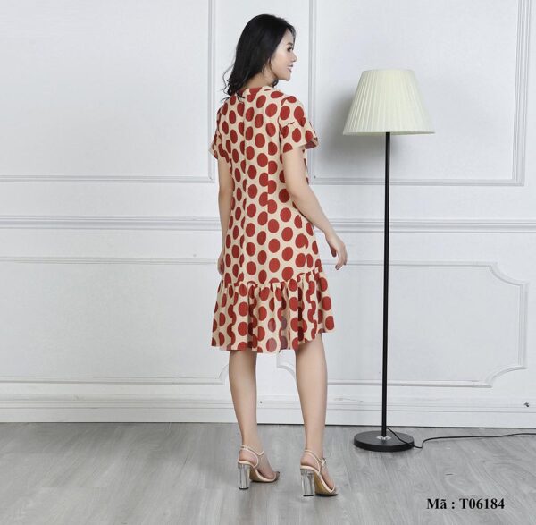 Váy suông đuôi cá tay hến Palvin T06184 - Ảnh 3