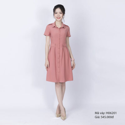 Váy thời trang có cổ Palvin H06201
