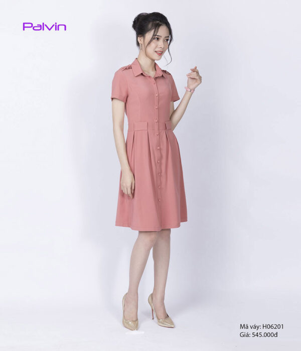 Váy thời trang có cổ Palvin H06201 - Ảnh 3