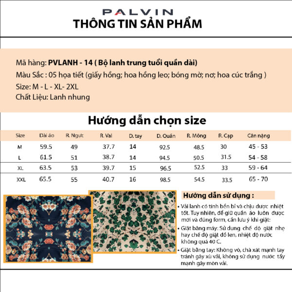 PVLANH14 Bộ đồ trung niên - Ảnh 11