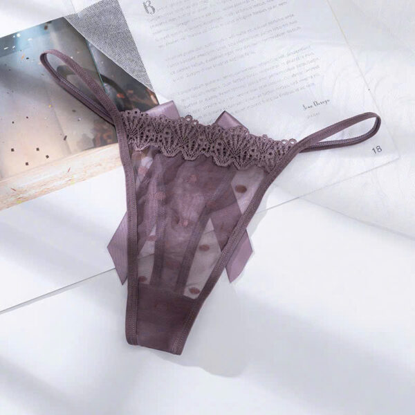 Quần lót sexy lọt khe có nơ to - LXLN33 - Ảnh 4