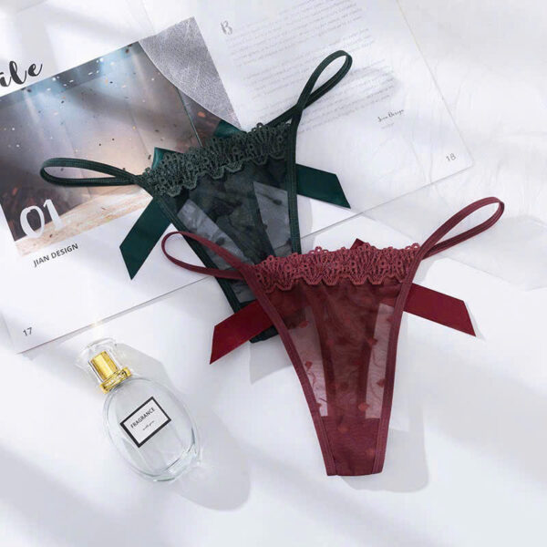 Quần lót sexy lọt khe có nơ to - LXLN33 - Ảnh 6